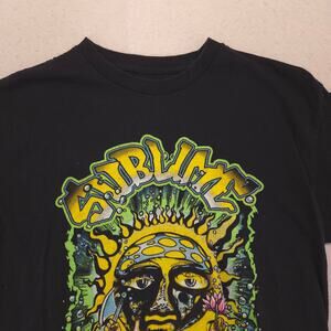 Sublime Band Short Sleeve Crew Neck Graphic T Shirt Mens Size Medium M Black